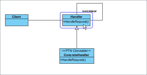 select handler